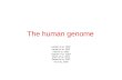 The human genome Lander et al. 2001 Venter et al. 2001 Patil et al. 2001 Gabriel et al. 2002 Reich et al. 2001 Sabeti et al. 2002 Yu et al. 2002.