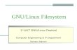 GNU/Linux Filesystem 1 st AUT GNU/Linux Festival Computer Engineering & IT Department Bahador Bakhshi.
