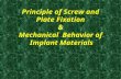 Principle of Screw and Plate Fixation & Mechanical Behavior of Implant Materials.