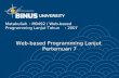 Web-based Programming Lanjut Pertemuan 7 Matakuliah: M0492 / Web-based Programming Lanjut Tahun: 2007.