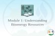 Module 1: Understanding Bioenergy Resources. Objectives Define woody biomass Define bioenergy Explain the benefits of using woody biomass for bioenergy.