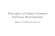 Principles of Object-Oriented Software Development Hello (CORBA) Universe.