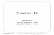 Chapter 10 © 2001 by Addison Wesley Longman, Inc. 1 Chapter 10 Sebesta: Programming the World Wide Web.