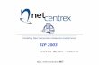 Www.netcentrex.NET Enabling Next Generation Networks and Services SIP 2003 Olivier Hersent – CEO/CTO.