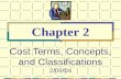 Cost Terms, Concepts, and Classifications 2/09/04 Chapter 2.