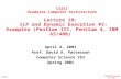 CS252/Patterson Lec 18.1 4/4/01 CS252 Graduate Computer Architecture Lecture 18: ILP and Dynamic Execution #3: Examples (Pentium III, Pentium 4, IBM AS/400)