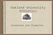 Oakland University Athletics Graduates and Champions.