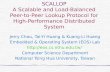 SCALLOP A Scalable and Load-Balanced Peer- to-Peer Lookup Protocol for High- Performance Distributed System Jerry Chou, Tai-Yi Huang & Kuang-Li Huang Embedded.