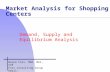 Market Analysis for Shopping Centers Demand, Supply and Equilibrium Analysis Wayne Foss, MBA, MAI, CRE Foss Consulting Group Email: wfoss@fossconsult.com.