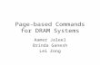 Page-based Commands for DRAM Systems Aamer Jaleel Brinda Ganesh Lei Zong.