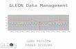 GLEON Data Management Luke Winslow PASEO 3/18/09.