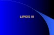 LIPIDS III. STEROLS Cholesterol Male & female sex hormones Bile acids Vitamin D Adrenal corticosteroids.