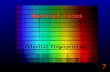 7 Spectral Lines Celestial Fingerprinting. 7 Goals From light we learn about –Composition –Motion.