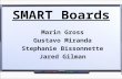 SMART Boards Marin Gross Gustavo Miranda Stephanie Bissonnette Jared Gilman.