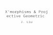 X’morphisms & Projective Geometric J. Liu. Outline  Homomorphisms 1.Coset 2.Normal subgrups 3.Factor groups 4.Canonical homomorphisms  Isomomorphisms.