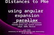 Distances to PNe using angular expansion parallax Lizette Guzman-Ramirez (JBCA, University of Manchester) Yolanda Gomez and Laurent Loinard (CRyA, UNAM,