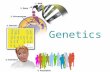 Genetics. Genetics – branch of biology that deals with patterns of inheritance, or heredity. Heredity- biological process by which parents pass on genetic.