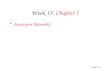 Week 15-1 Week 15: Chapter 7 Security in Networks.