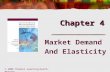 Chapter 4 Market Demand And Elasticity © 2006 Thomson Learning/South-Western.