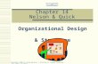 Chapter 14 Nelson & Quick Organizational Design & Structure Copyright ©2005 by South-Western, a division of Thomson Learning. All rights reserved.