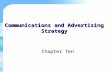 Communications and Advertising Strategy Chapter Ten.