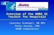 Overview of the AHRQ QI Toolkit for Hospitals Courtney Gidengil, MD MPH Peter Hussey, PhD RAND Corporation.
