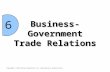 Copyright © 2012 Pearson Education, Inc. publishing as Prentice Hall 6 Business- Government Trade Relations.