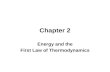 Chapter 2 Energy and the First Law of Thermodynamics.