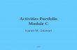0420 Karen M. Stewart Activities Portfolio Module C.