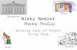 Nikky Nemzer  Walking tour of Athens Scrap Book