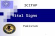 1 Vital Signs Pakistan ICITAP. 2 Learning Objectives Understand what Vital Signs are Learn the correct way to take and monitor Vital Signs Learn what.