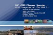 28 th CEOS Plenary Session CEOS Preparation for COP 21 Pascale Ultr©-Gu©rard CNES, SIT chair CEOS Plenary, Agenda Item 29 Troms¸, Norway 28-30 October