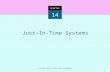 1 Introduction to Operations management Just-In-Time Systems CHAPTE R 14.
