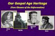 Our Gospel Age Heritage (Fore Gleams of the Reformation) Arius Wycliffe Huss Waldo.