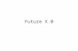 Future X.0. Hi Questions Is 2.0 to 3D happening? Will it increase users/value? Is that a good thing?