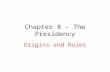 Chapter 8 – The Presidency Origins and Rules. How does the following cartoon illustrate Nixon’s comment “Those on the right can do what only those on.