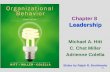 8-1 Michael A. Hitt C. Chet Miller Adrienne Colella Leadership Chapter 8 Leadership Slides by Ralph R. Braithwaite.