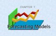 1 Forecasting Models CHAPTER 7 2 9.1 Introduction to Time Series Forecasting Forecasting is the process of predicting the future. Forecasting is an integral.