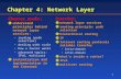 1 Chapter 4: Network Layer Chapter goals: understand principles behind network layer services: routing (path selection)routing (path selection) dealing.