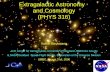 Extragalactic Astronomy and Cosmology (PHYS 316) Volker Beckmann Joint Center for Astrophysics, University of Maryland, Baltimore County & NASA Goddard.