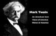 Mark Twain An American Icon Voice of America Mirror of America.