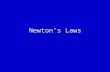 Newton’s Laws. Newton-1: Law of Inertia Newton’s First Law inertial reference frameAn object subject to no external forces is at rest or moves with a.