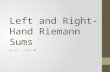 Left and Right-Hand Riemann Sums Rizzi – Calc BC.