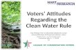 Voters’ Attitudes Regarding the Clean Water Rule  May 2015  Hart Research Voters’ Attitudes Regarding the Clean Water Rule Key findings from a nationwide.