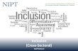 Inclusion (Cross-Sectoral) NIPTWS13. Inclusion Working together in the workshops will involve… Confidentiality Participation Contributing to group learning.