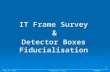 & Géraldine Conti May 21, 2007Monday Seminar 1 Detector Boxes Fiducialisation IT Frame Survey.