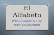El Alfabeto Pronunciation Guide (con vocabulario).