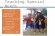 Teaching Special Needs  - Introduction  -Education for Children with disabilities  - Current Situation  - Curriculum  - Lesson Plans  - Advice from.