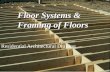 Floor Systems & Framing of Floors Residential Architectural Drafting.