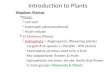 Introduction to Plants Kingdom: Plantae  Plants:  Cell wall  Autotroph (photosynthesis)  Multi-cellular  12 Divisions (Phyla)  Anthophyta = Angiosperms.